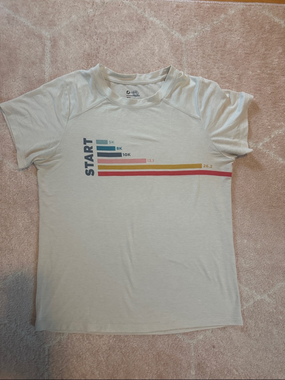 Oiselle Start Line Tee.  Sz M